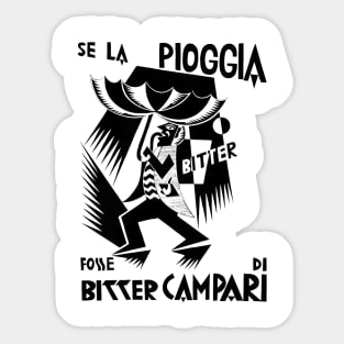 Campari vintage Sticker